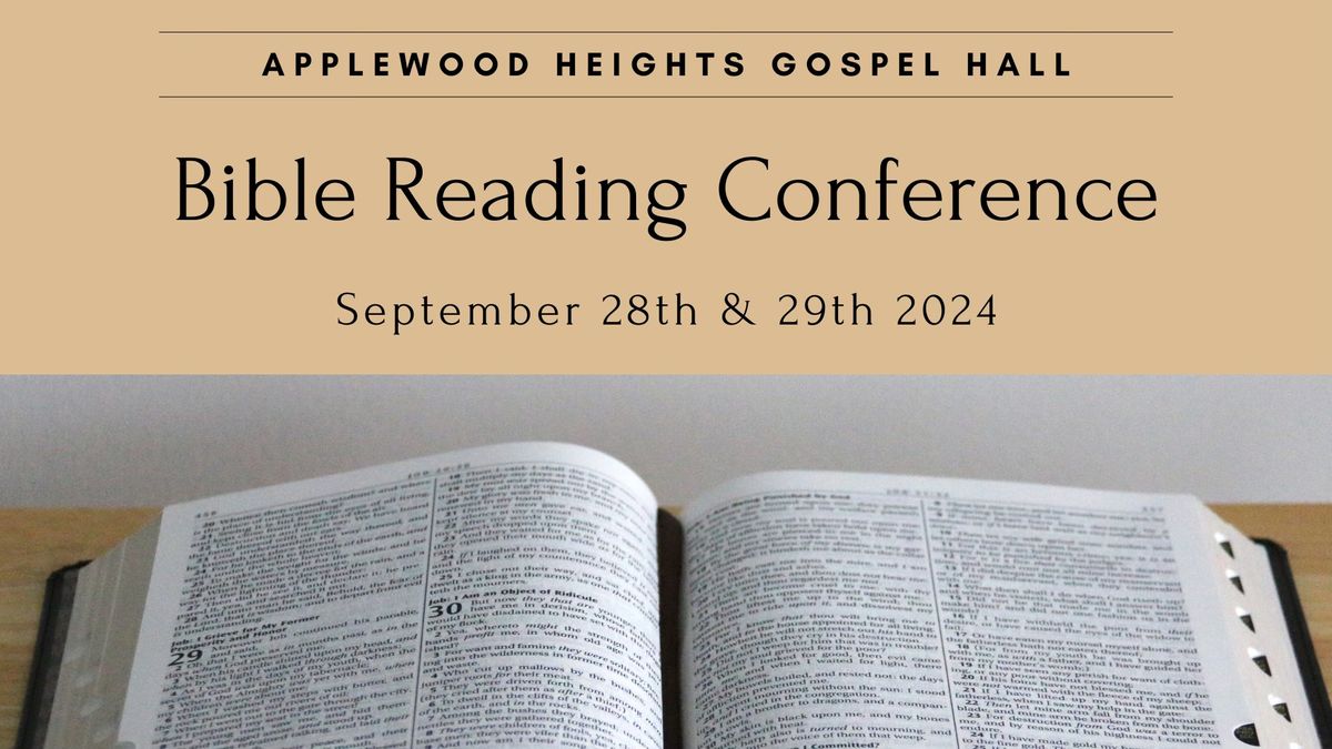 Annual Bible Reading Conference