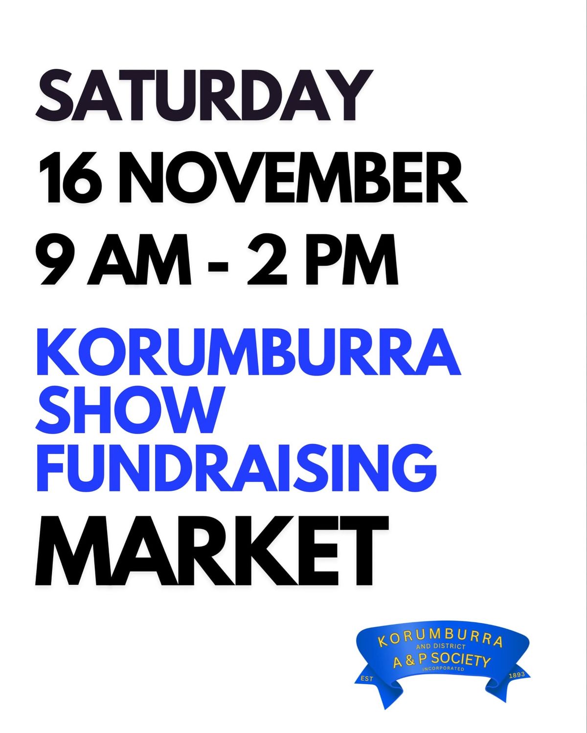 Korumburra Showgrounds Community Market