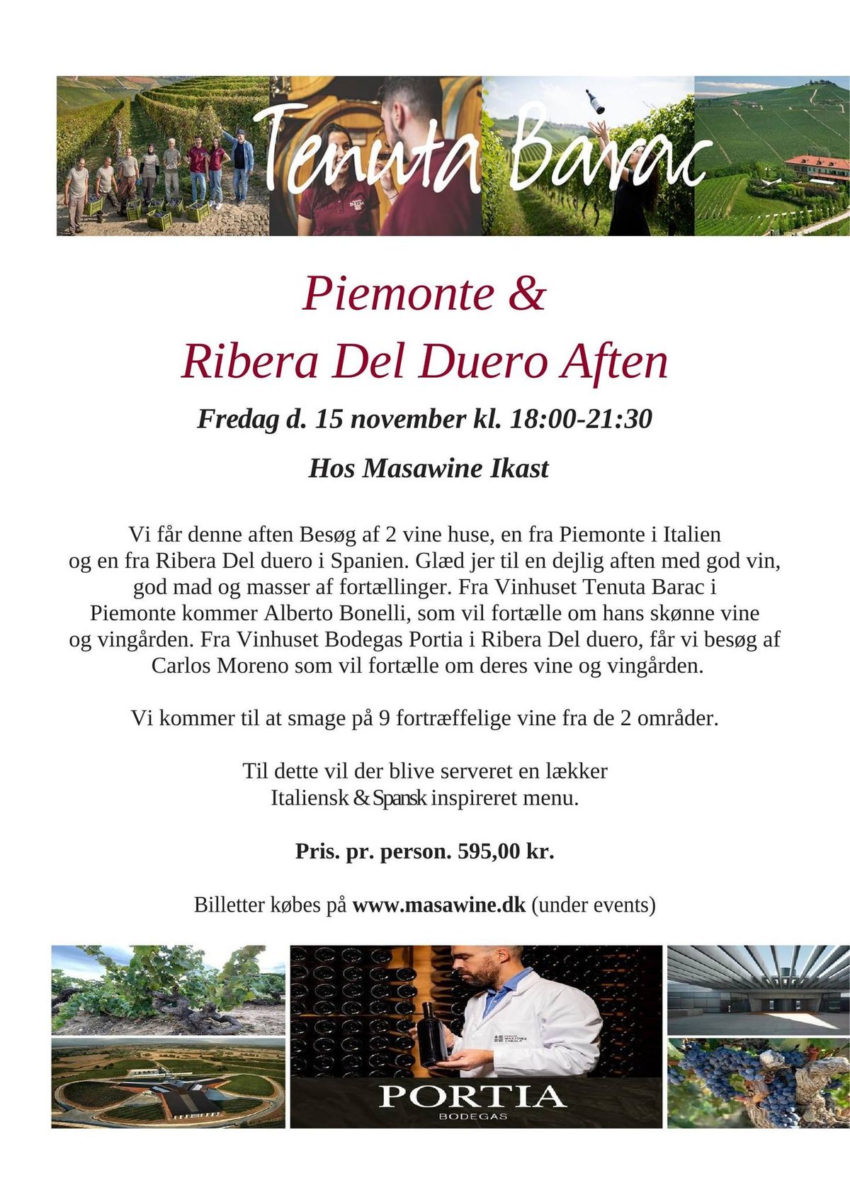 Piemonte &  Ribera Del Duero Aften