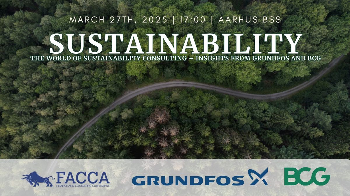 The World of Sustainability Consulting - Insights from Grundfos & BCG