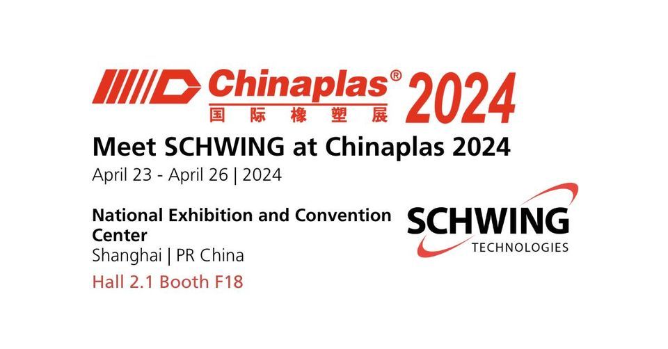 Meet SCHWING at CHINAPLAS 2024