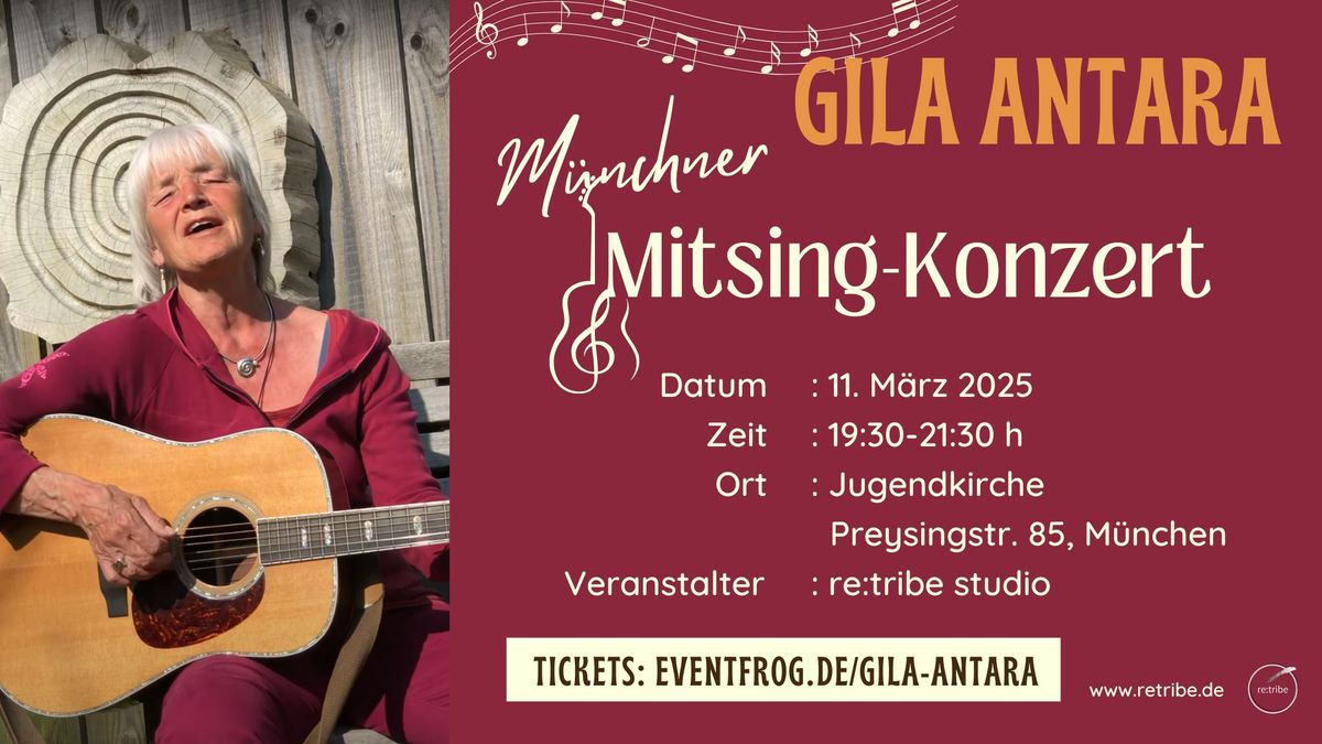 M\u00fcnchner Mitsingkonzert mit Gila Antara - Chants & Sacred Songs