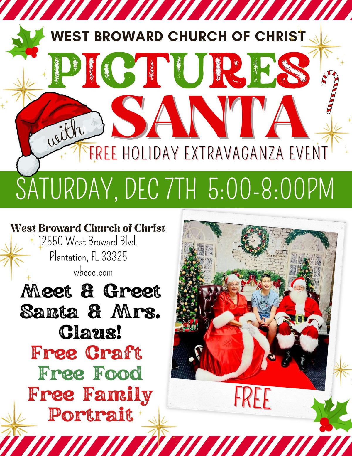 Pictures with Santa!