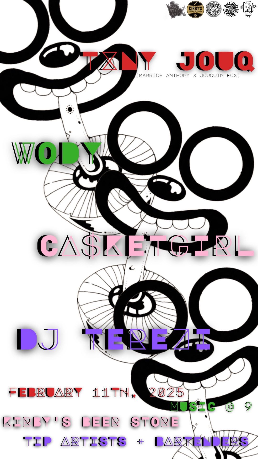 The Cookie Store Presents: TXNY JOUQ \/\/ CA$KETGIRL \/\/wody \/\/ DJ Terezi