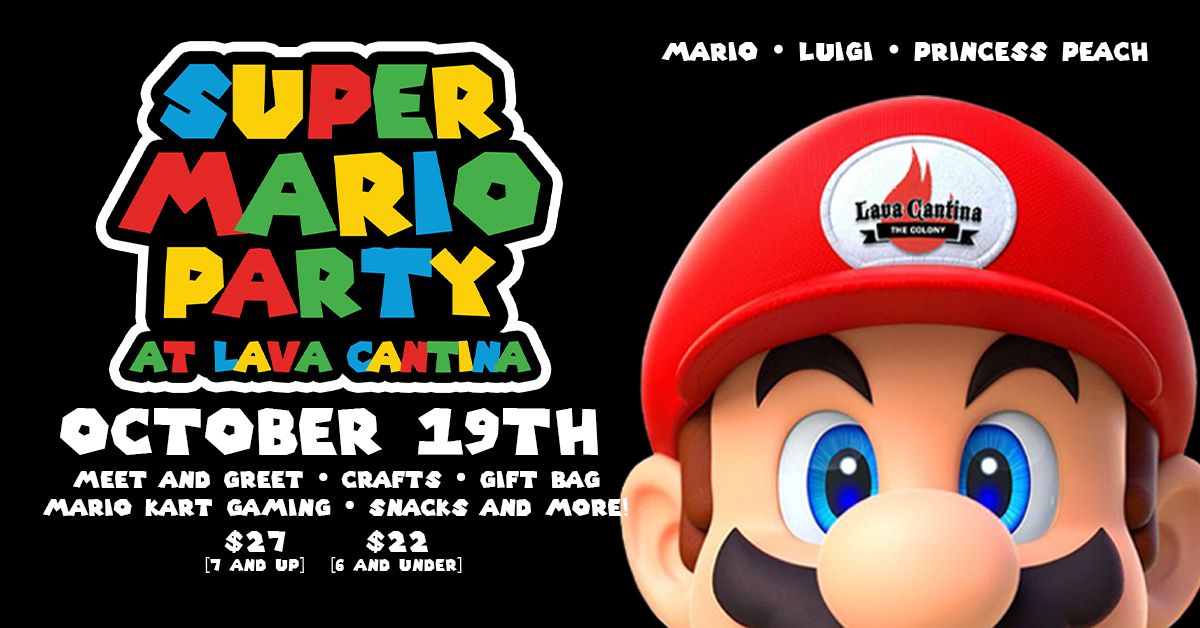 Super Mario Party at Lava Cantina