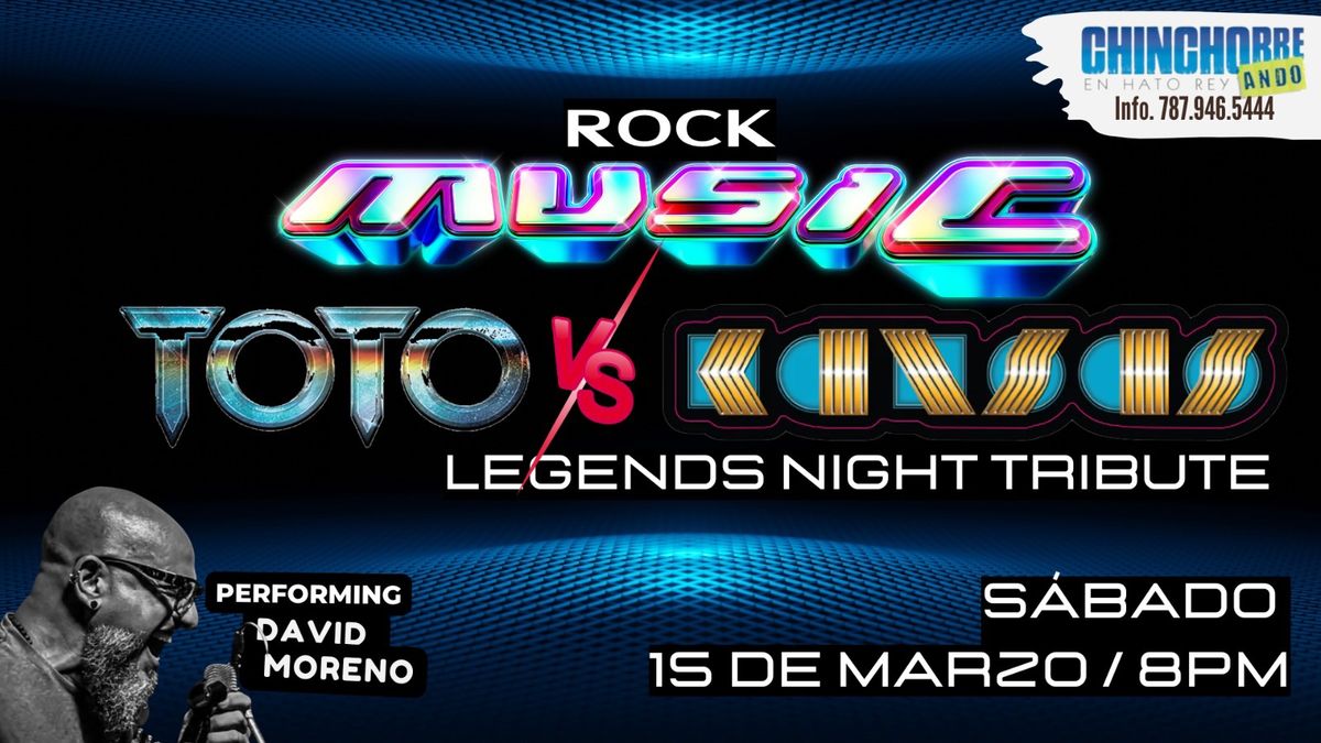 S\u00e1bado de Rock Music (Lengends Night Tribute) Toto vs Kansas by David Moreno