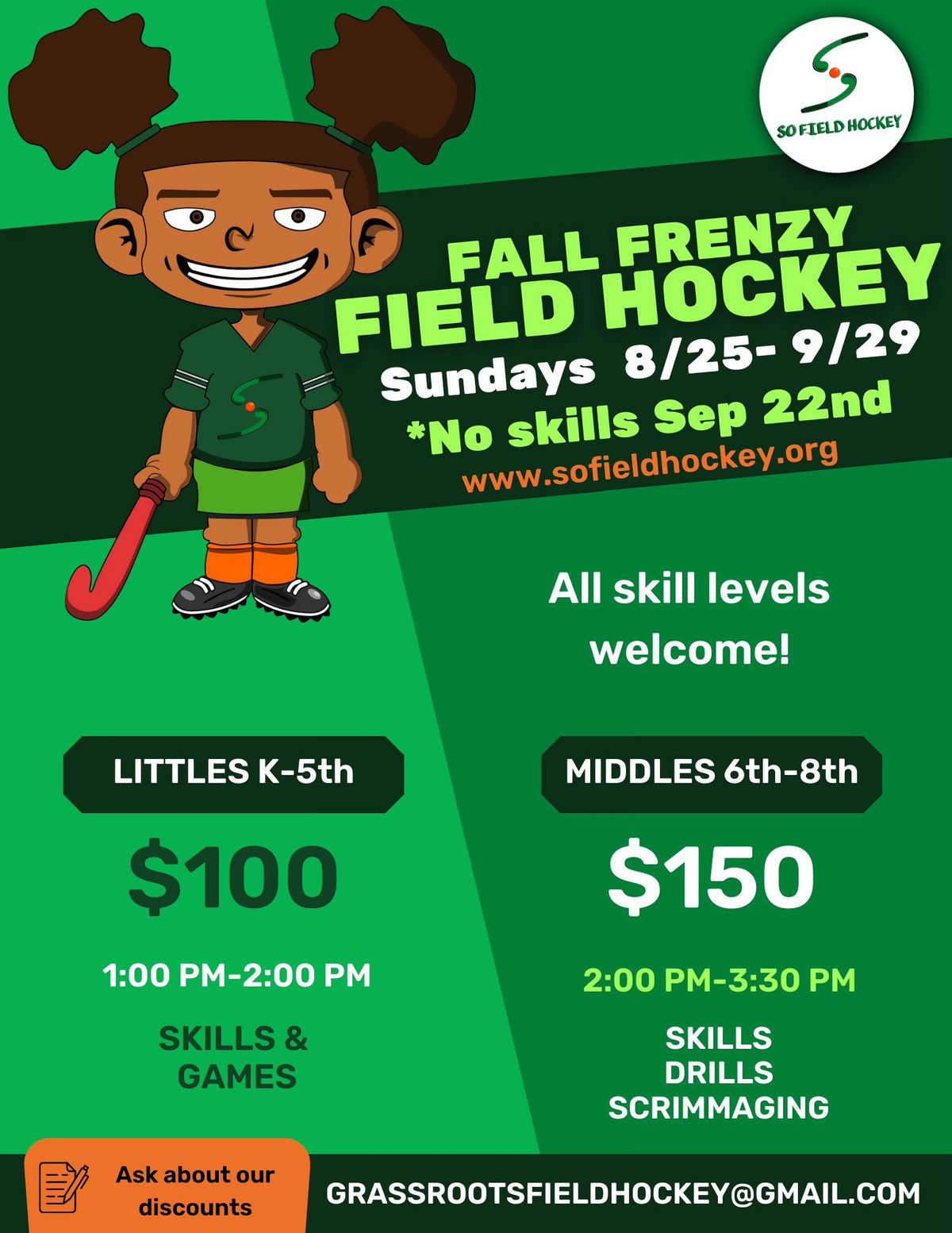 Fall Frenzy Skills Academy 