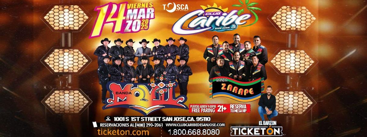 BANDA MOVIL Y BANDA ZARAPE EN  SAN JOSE