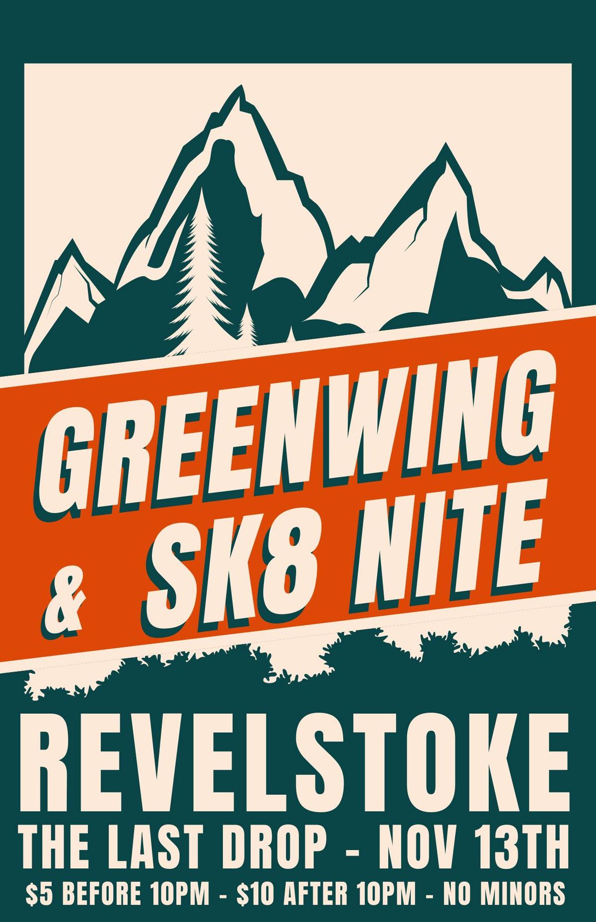 GreenWing & Sk8 Nite @ The Last Drop 