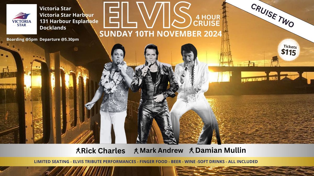 Melbourne Docklands ELVIS 4 hour Evening Cruise