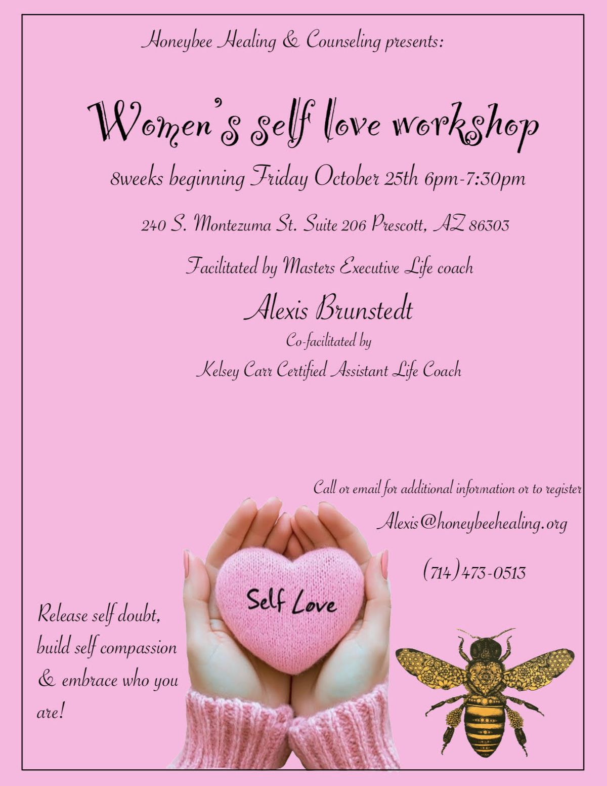 Women's Self Love Workshop 8-week series