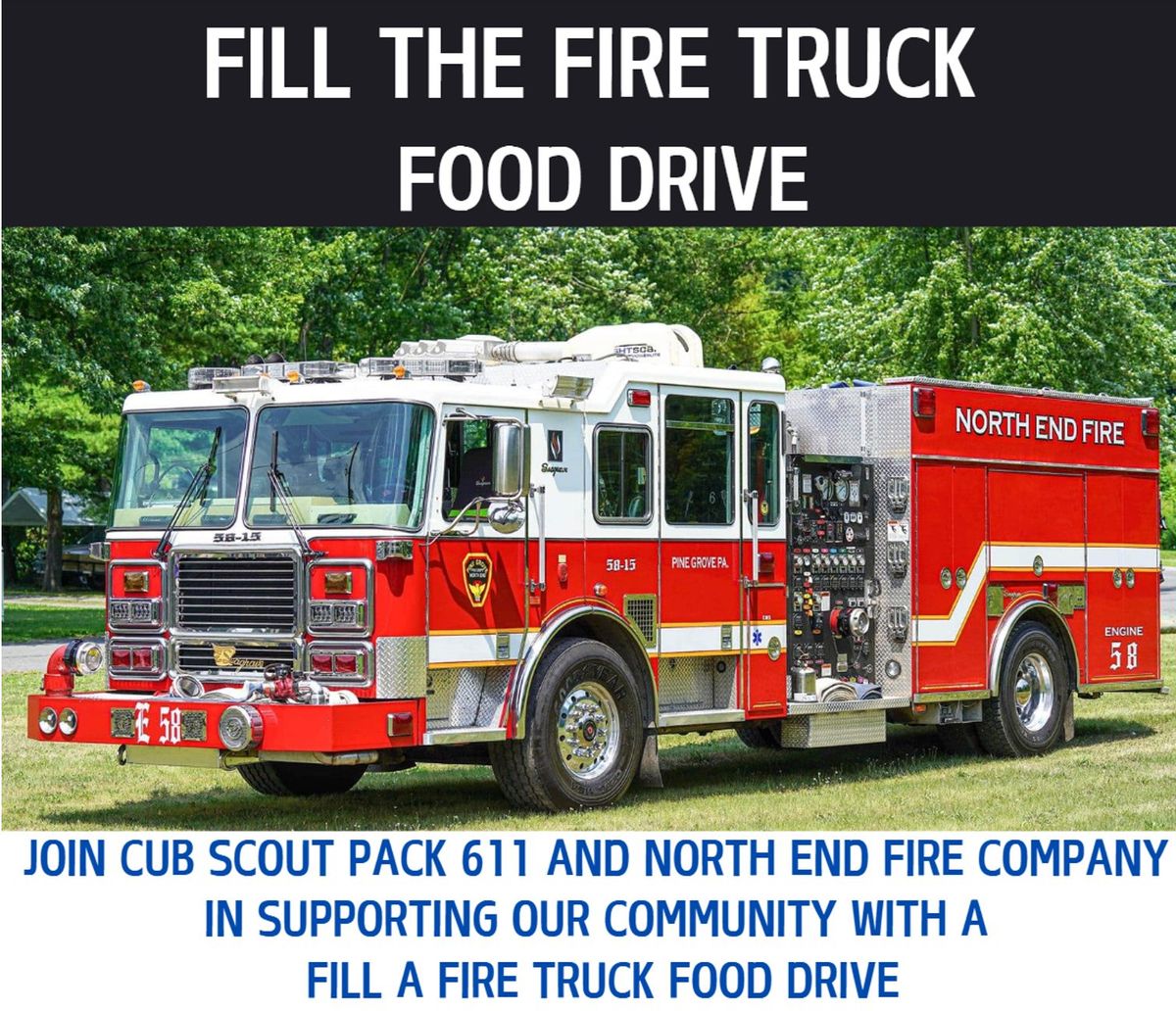 Fill the Fire Truck Food Drive