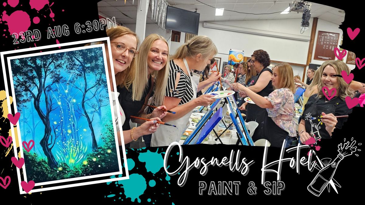 Into the Woods | Paint & Sip | Gosnells Hotel | 23rd August