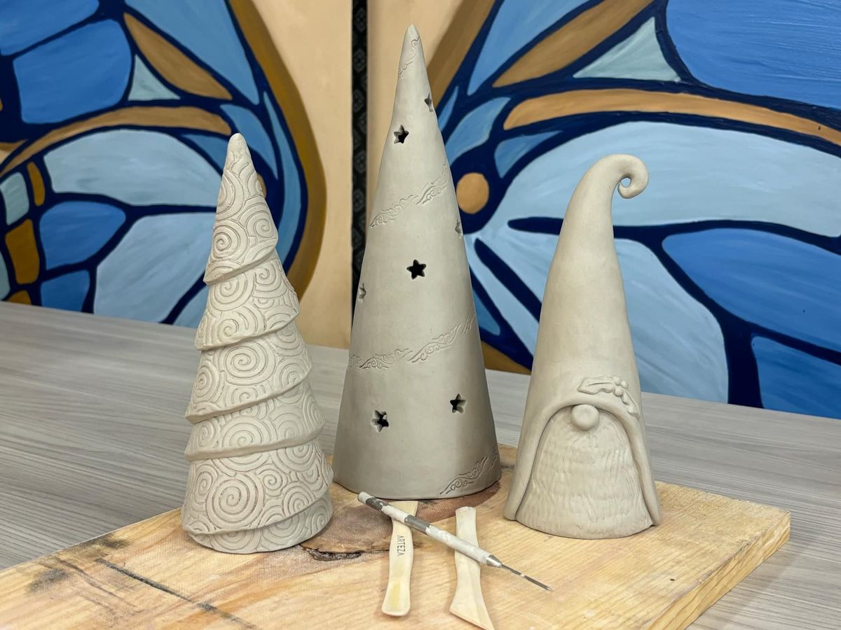 Hand-Built Ceramic Gnome or Tree