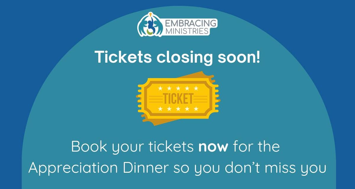 Embracing Ministries Appreciation Dinner