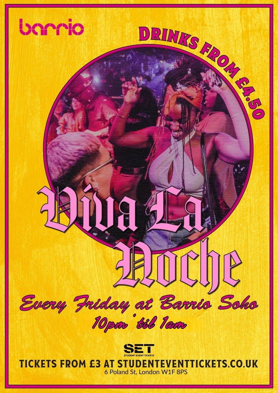 VIVA LA NOCHE @ BARRIO SOHO - 5TH SEPTEMBER