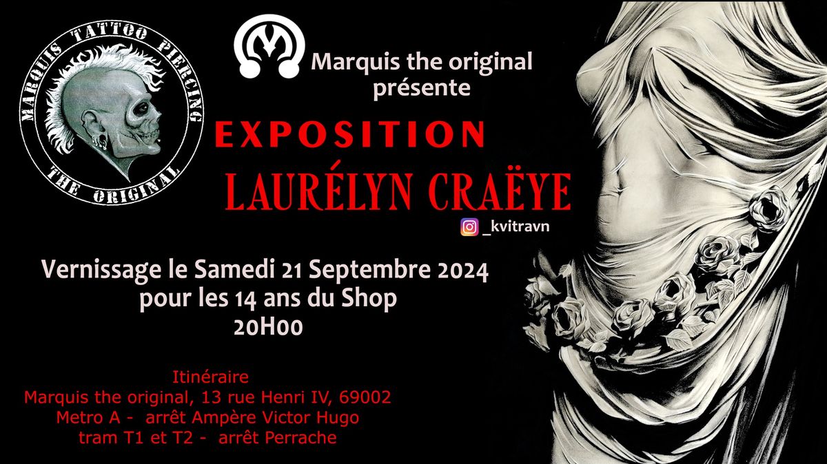 Anniversaire du shop + Exposition de Laur\u00e9lyn CRA\u00cbYE