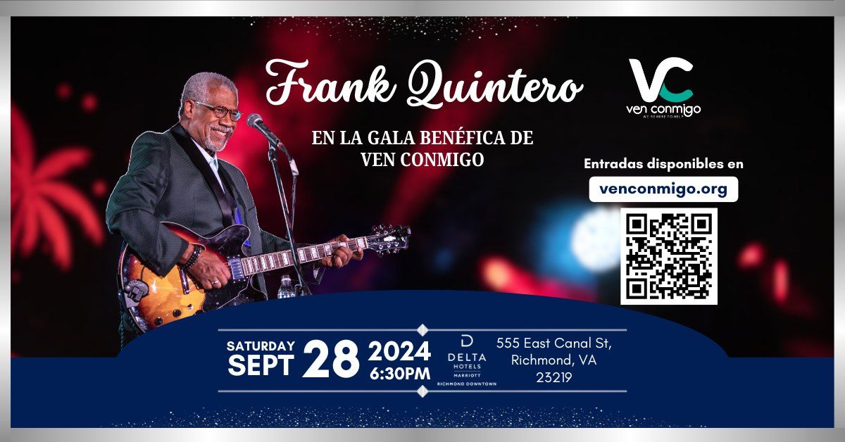 Frank Quintero en la Gala Ben\u00e9fica de Ven Conmigo