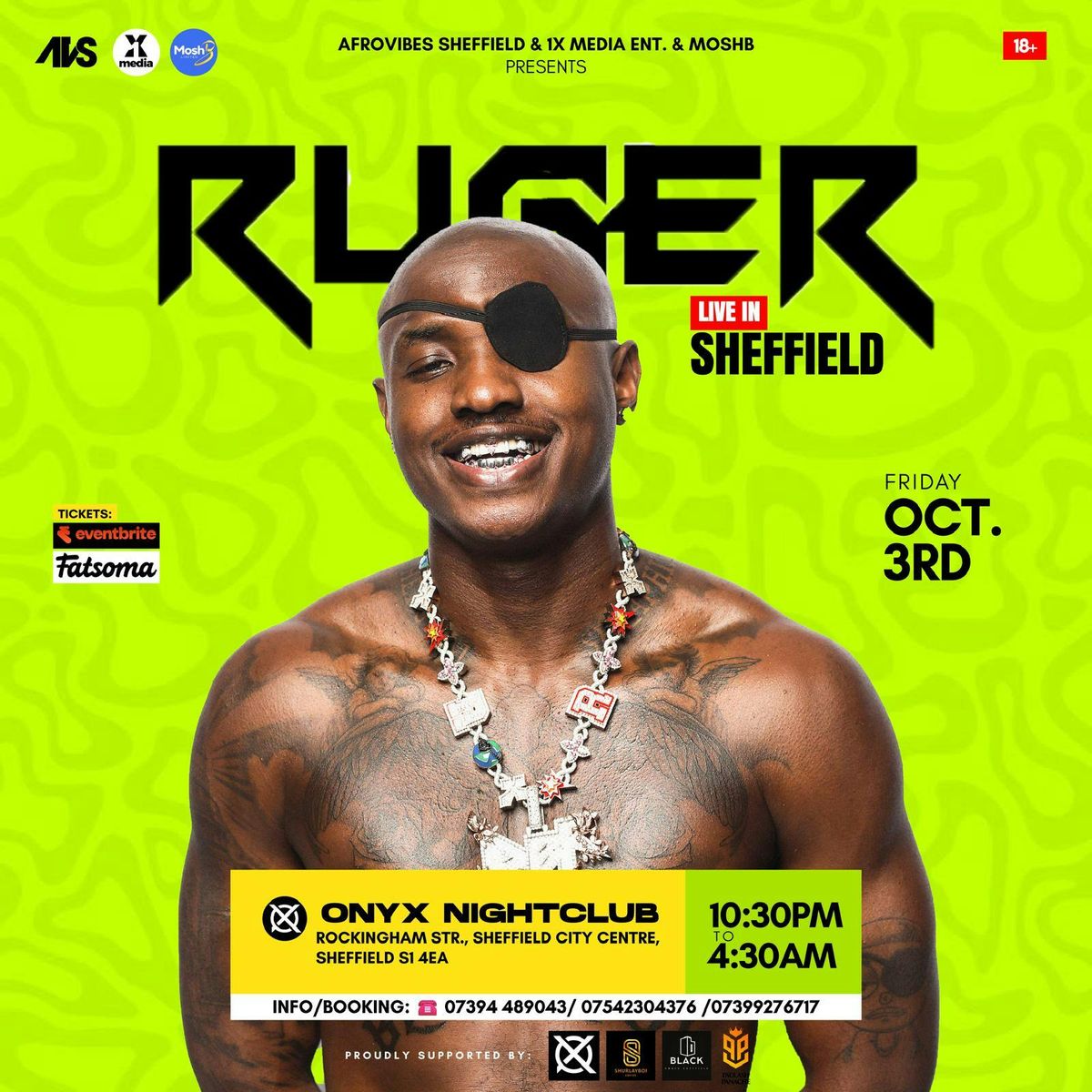 RUGER LIVE IN SHEFFIELD