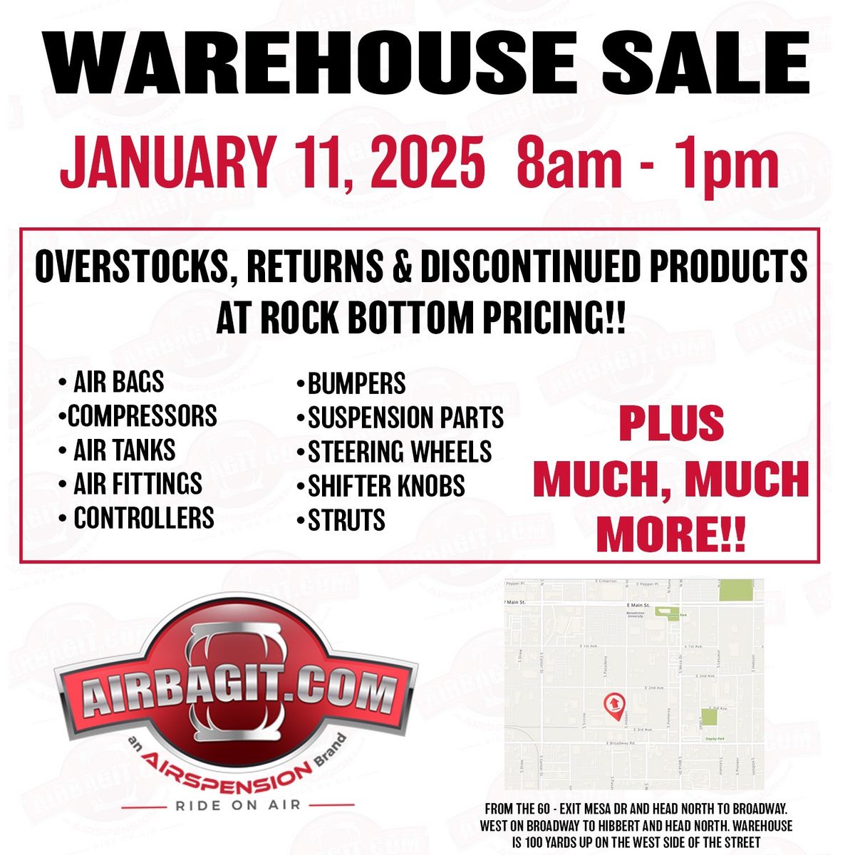 AIRBAGIT - WAREHOUSE SALE 