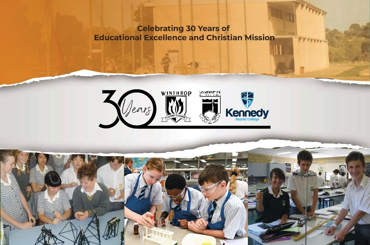 Celebrating 30 Years of Educational Excellence and Christian Mission