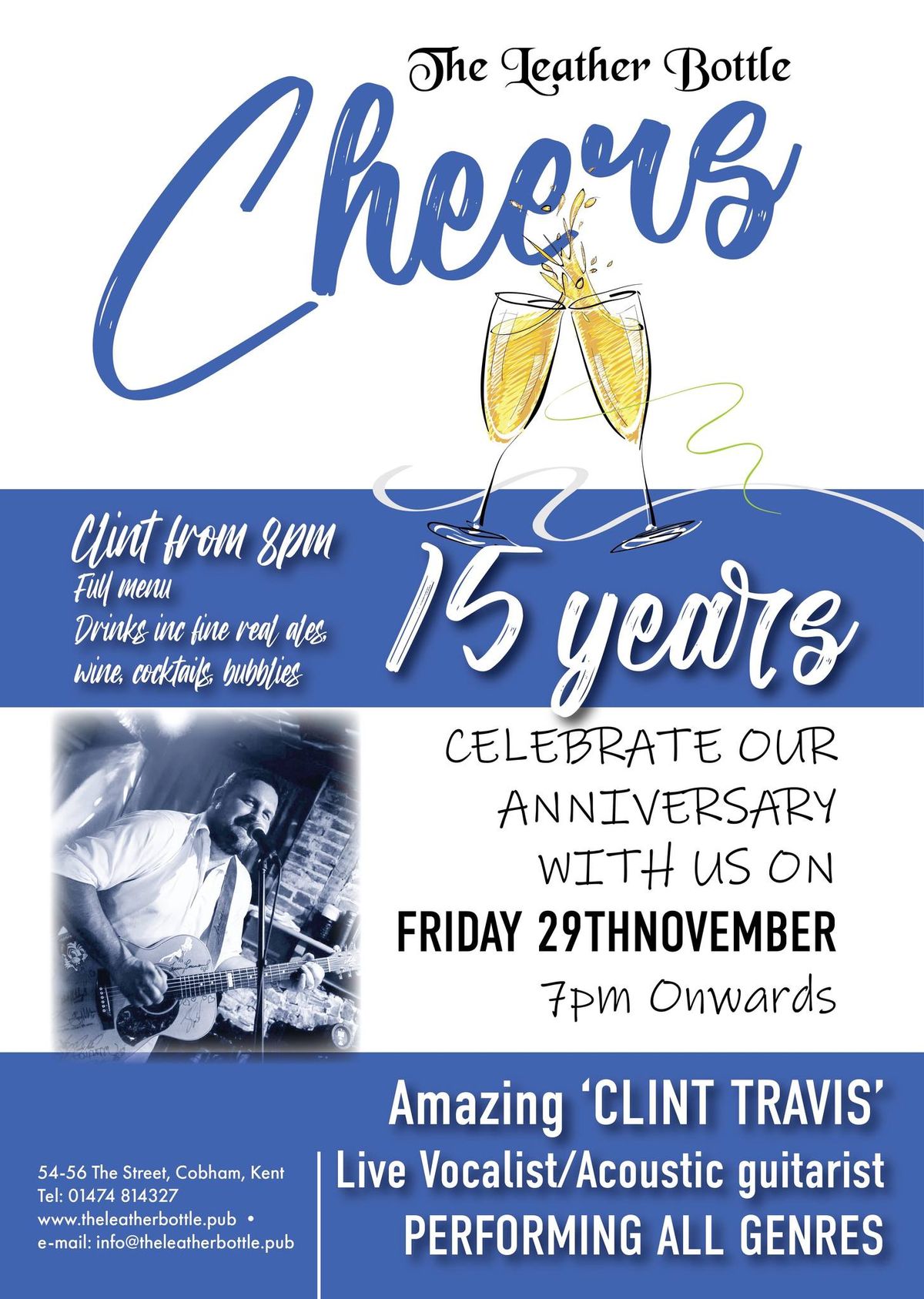 CLINT TRAVIS LIVE - Cheers to 15 Years