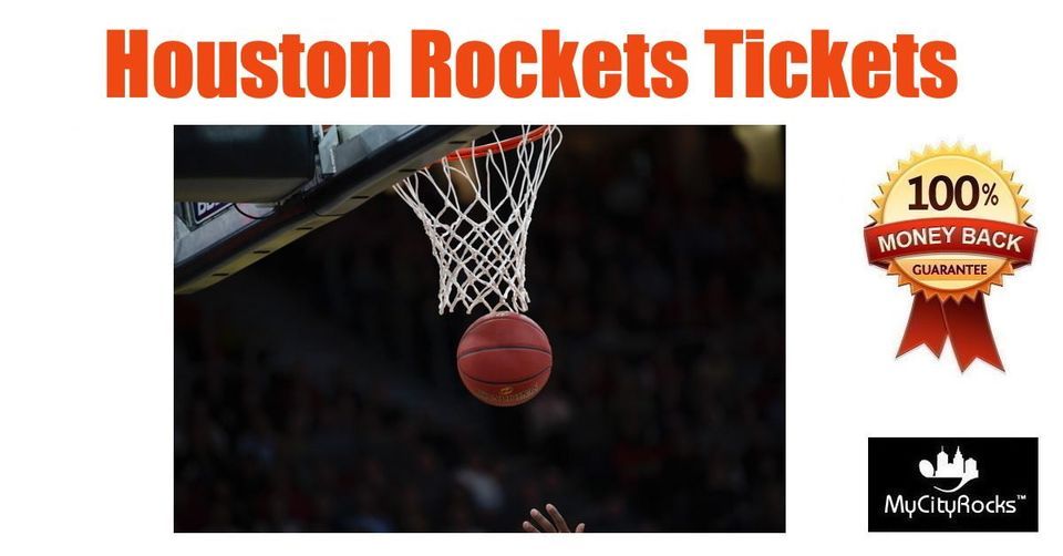 Houston Rockets vs Golden State Warriors NBA Basketball Tickets Toyota Center