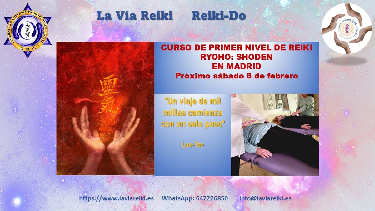 CURSO DE REIKI I EN MADRID