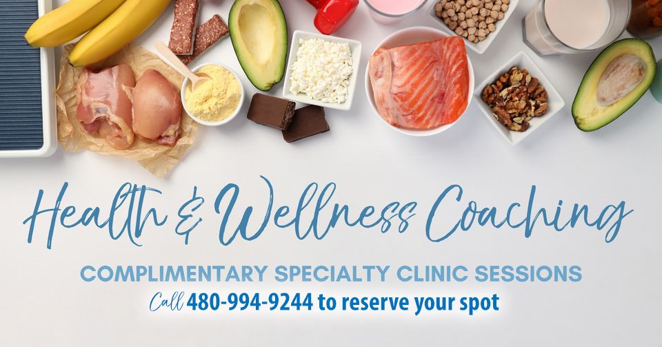 Health & Wellness Coaching - Specialty Clinic Complimentary Sessions