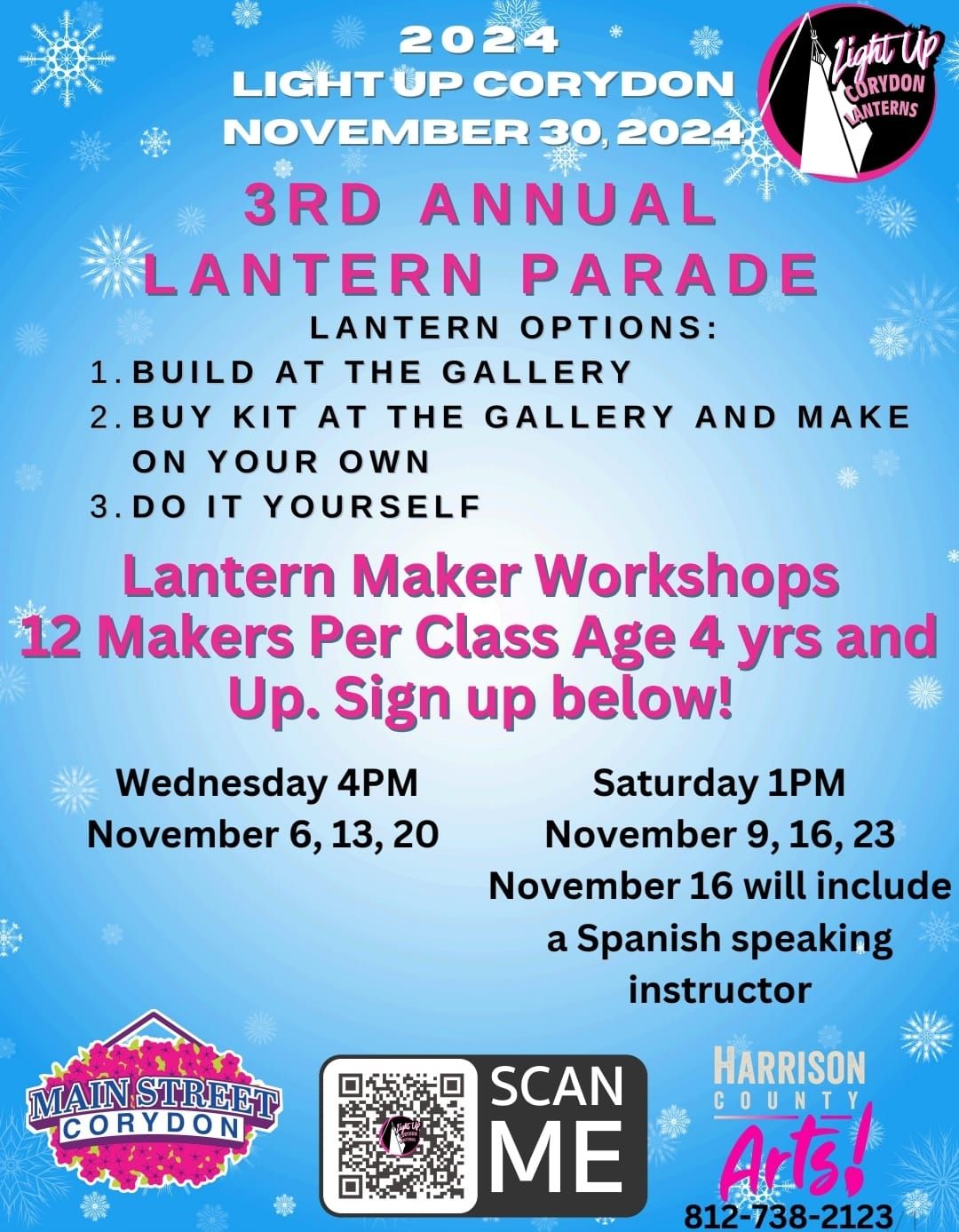 Lantern Making Class for Light Up Corydon