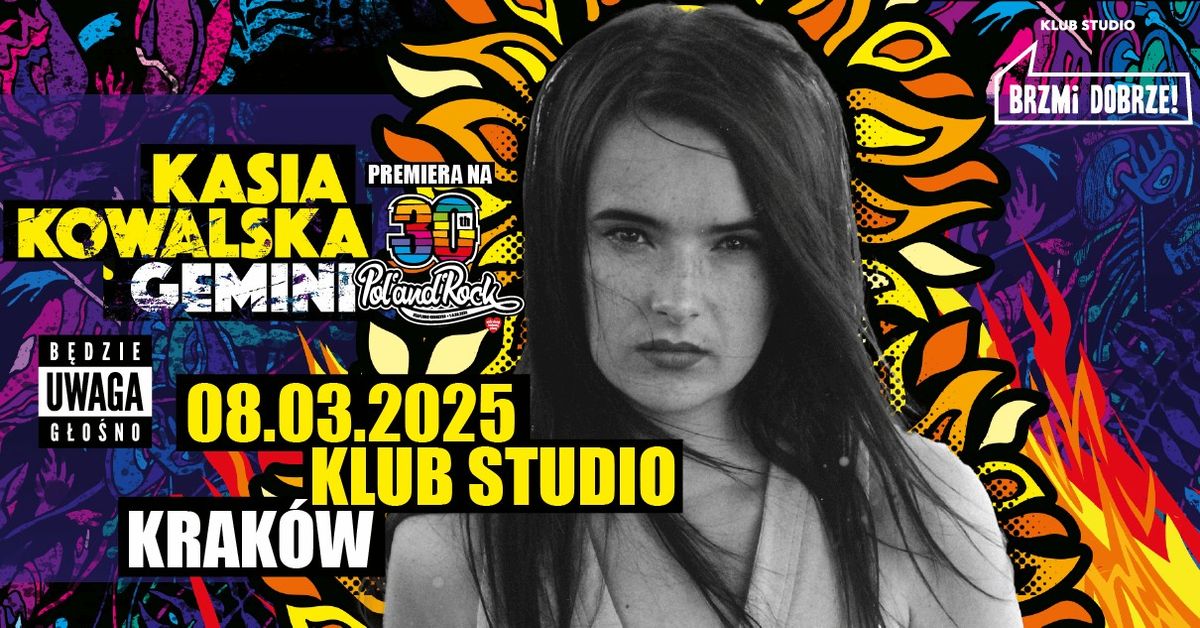 Kasia Kowalska | 30 lat GEMINI Pol\u2019and\u2019Rock" | 8.03.2024 | Krak\u00f3w, Klub Studio 