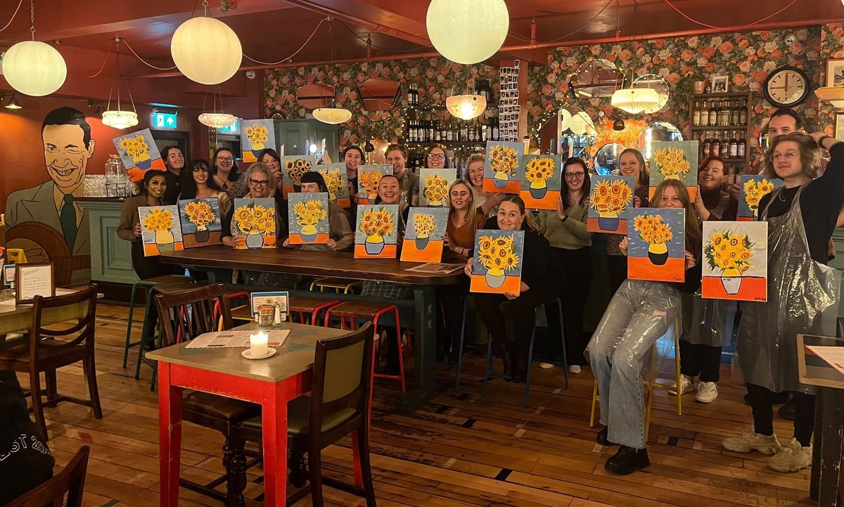 Paint and Sip - Van Gogh's Sunflowers | The Counting House