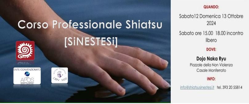 CORSO PROFESSIONALE SHIATSU