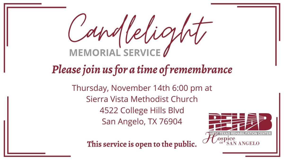 Candlelight Memorial Service 