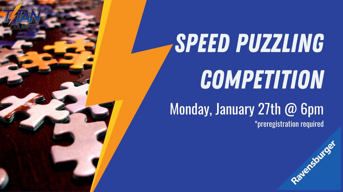 Speed Puzzling Competition presented by Ravensburger