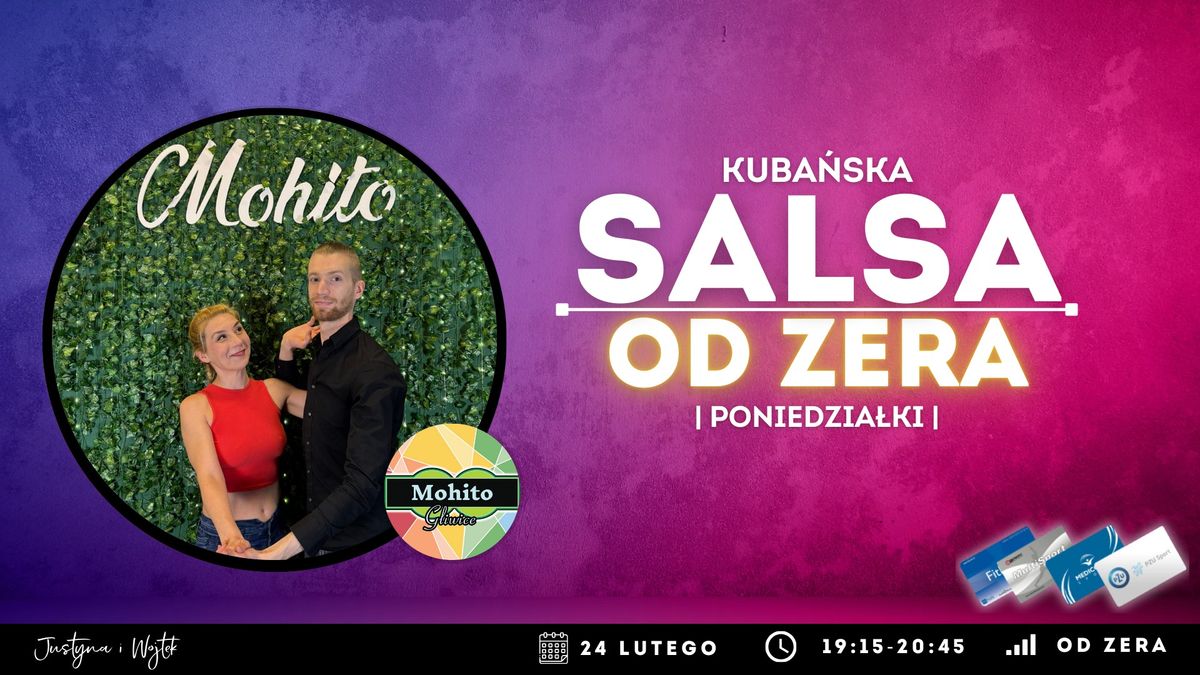 SALSA KUBA\u0143SKA OD ZERA W SZKOLE TA\u0143CA MOHITO GLIWICE