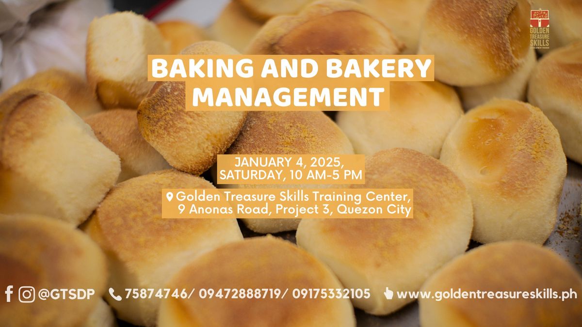 Baking and Bakery Shop Operation Seminar