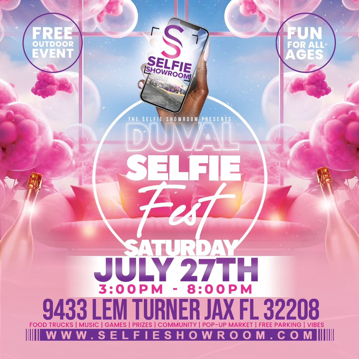 Duval Selfie Fest Outdoor Pop Up Shop :: JULY 27TH