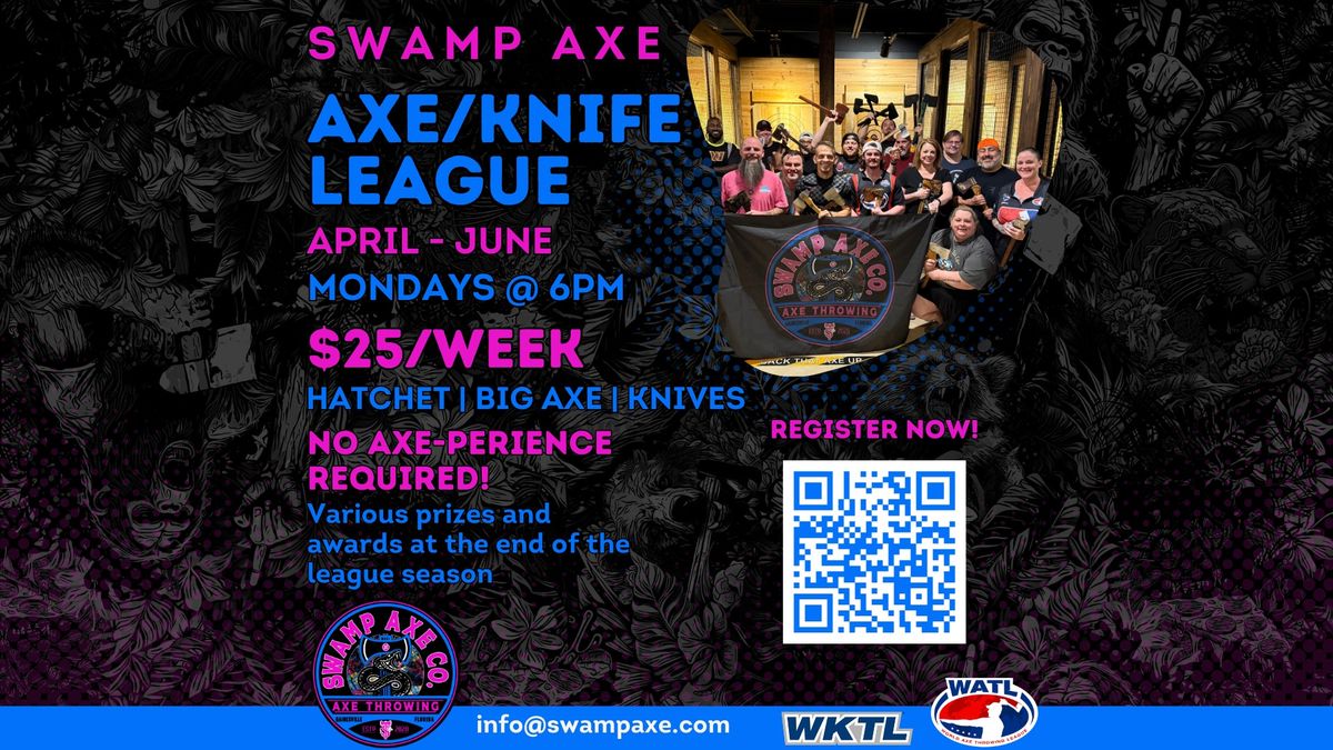 Axe Throwing Weekly League at Swamp Axe