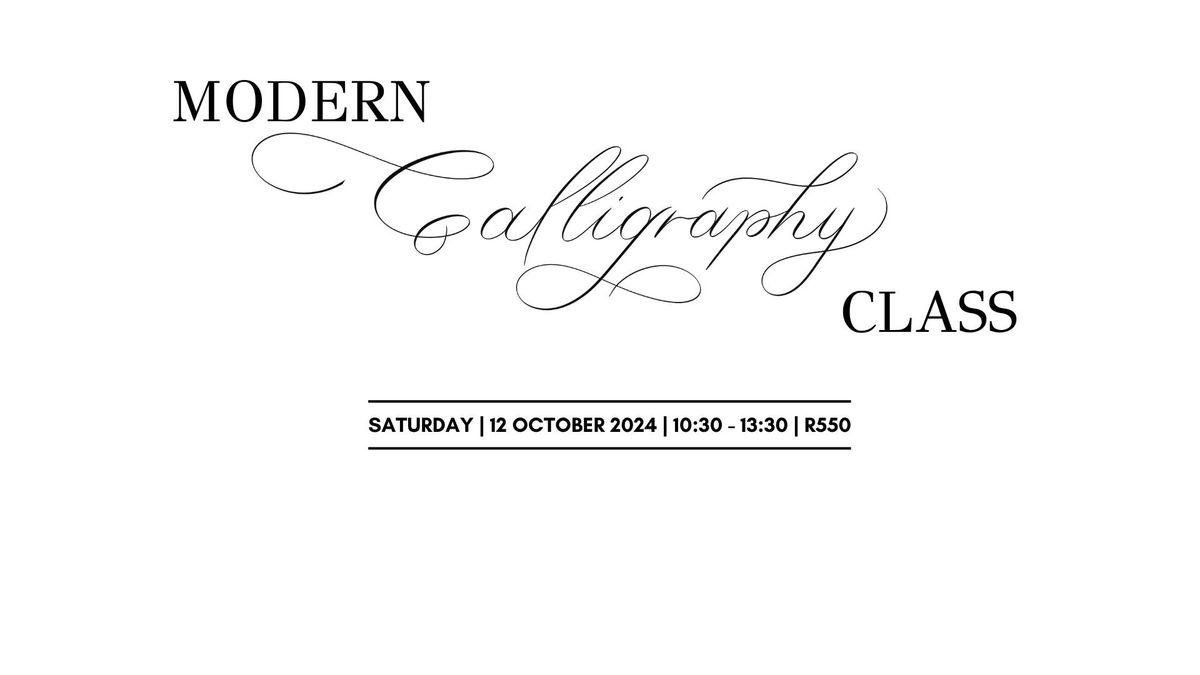 Intro to Modern Calligraphy