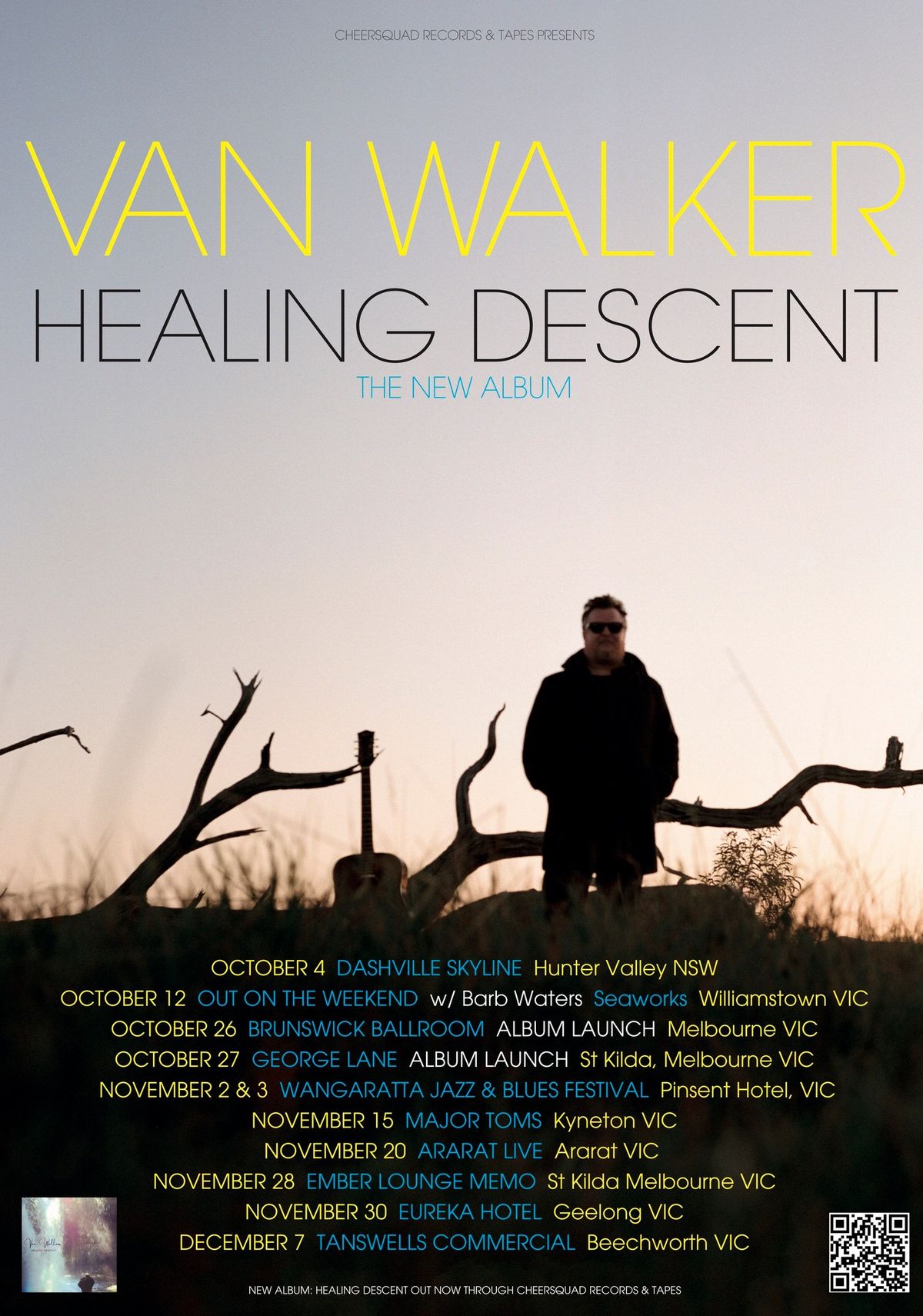 Van Walker 'Healing Descent' tour @ Tanswells (FREE ENTRY)