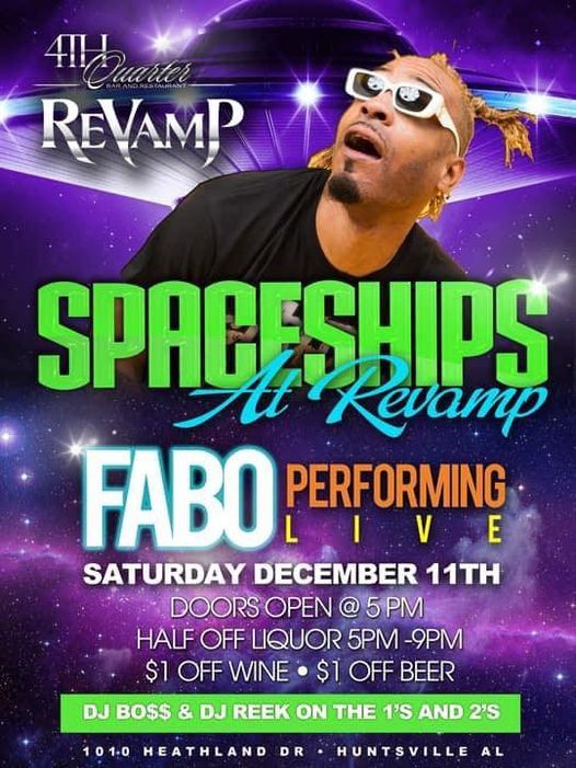 4th. Quarter ReVamp Presents: Spaceships At ReVamp