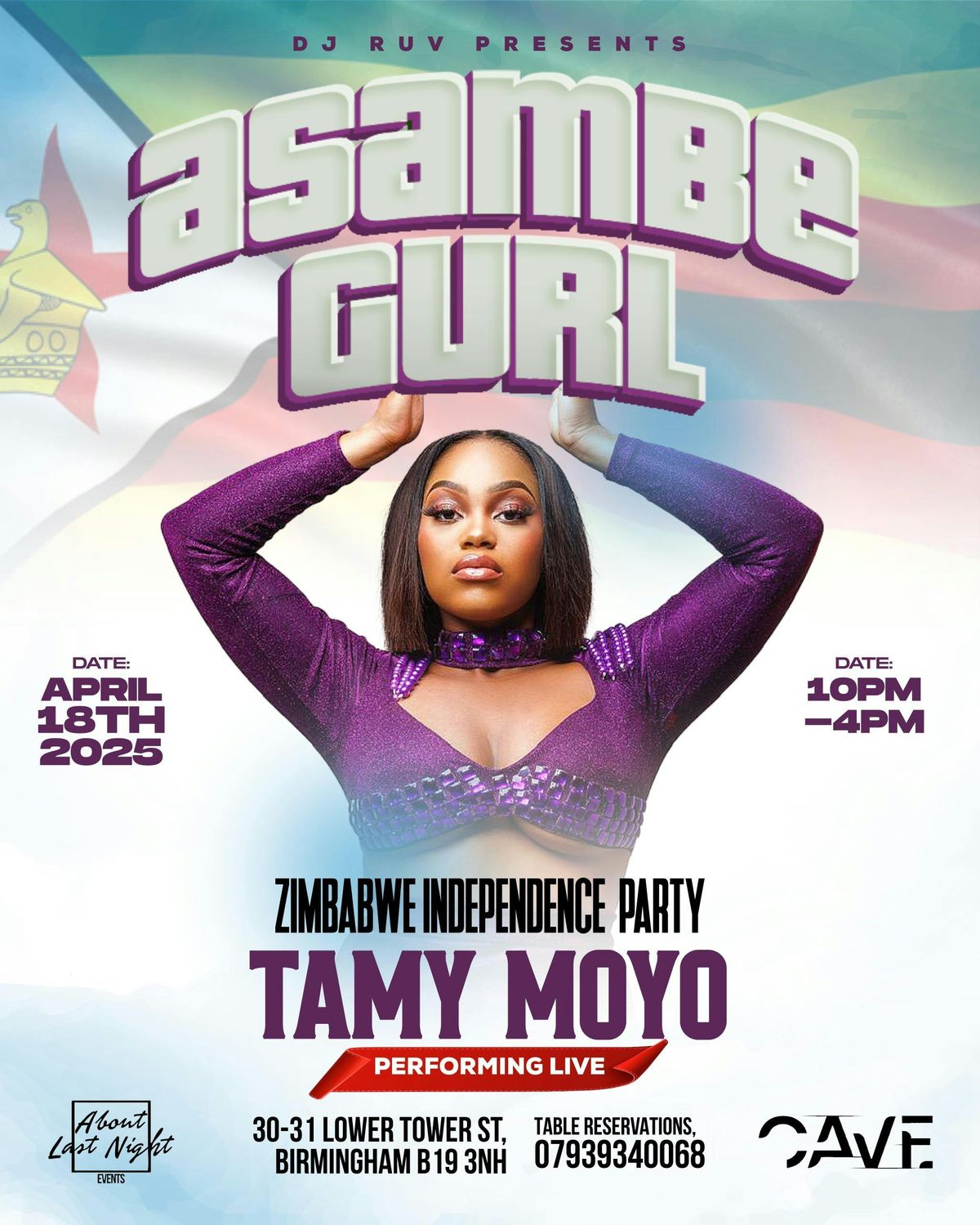 TAMY MOYO LIVE @CaveClub \u201cASAMBE GURL\u201d ZIM INDEPENDENCE