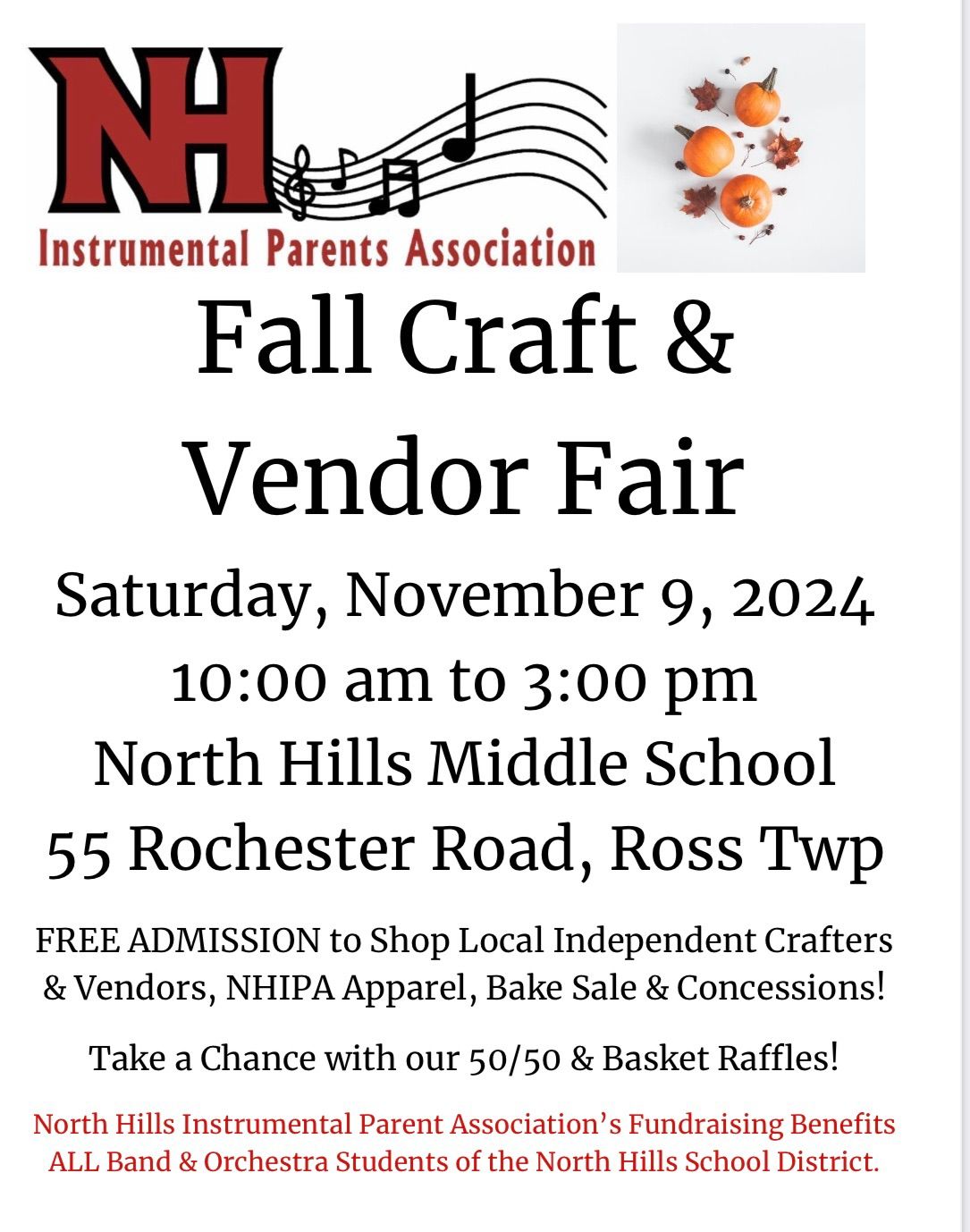 North Hills Fall Craft & Vendor Fair