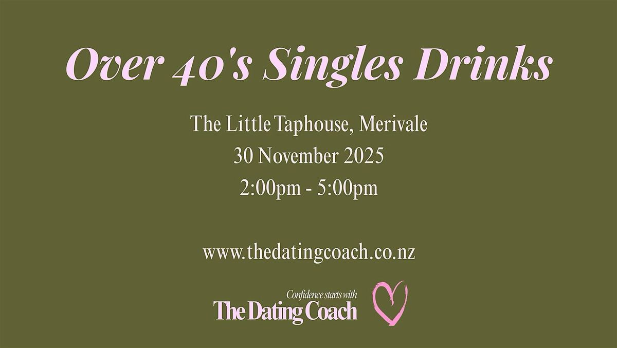 Over 40's Singles Drinks with The Dating Coach