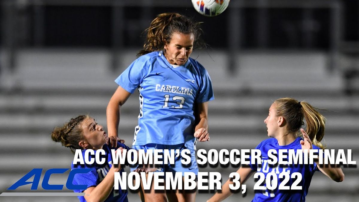 Duke Blue Devils at North Carolina Tar Heels Womens Soccer