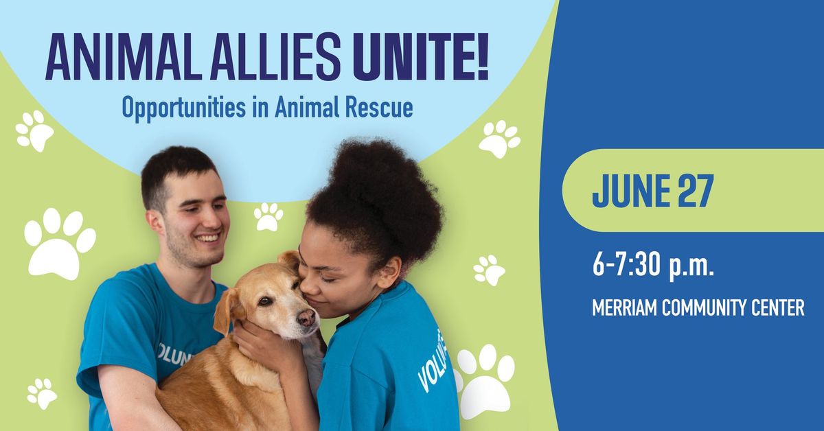 Animal Allies Unite! Opportunities in Animal Rescue