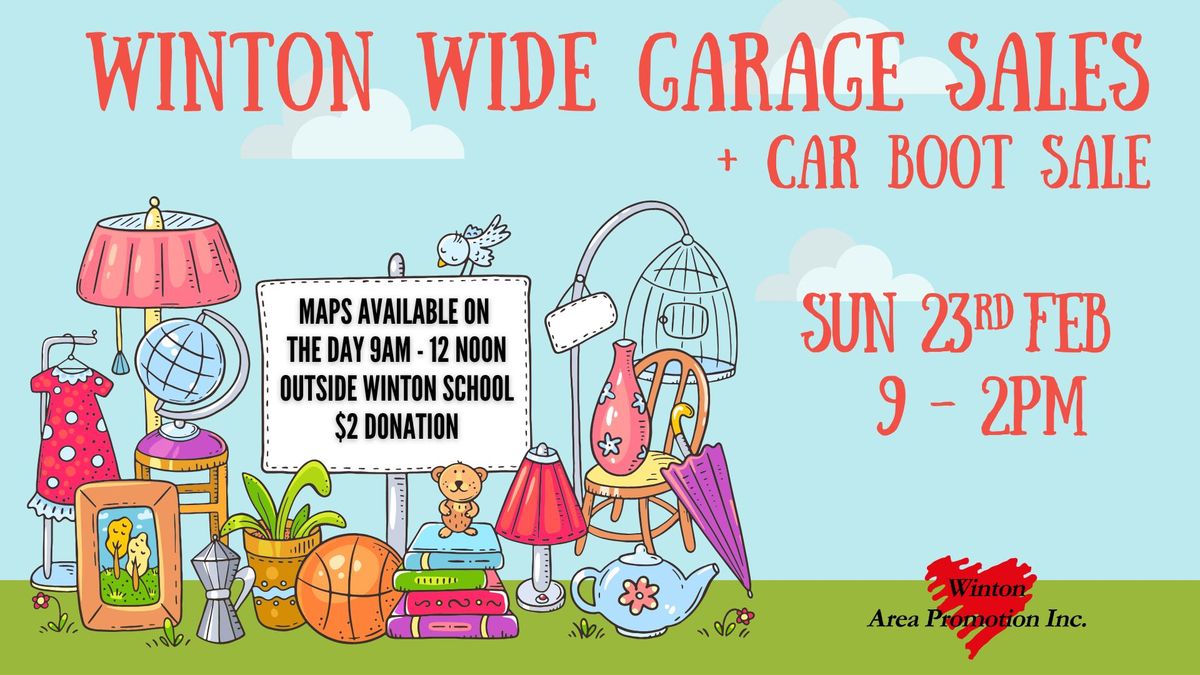 Winton Wide Garage Sales + Car Boot Sale