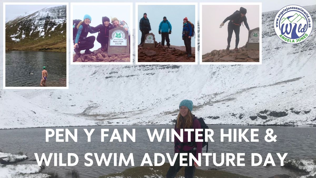 Pen-y-fan Winter Hike & (optional )Wild Swim Adventure Day