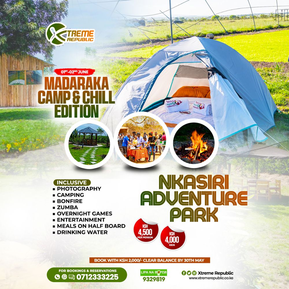 Madaraka Weekend Camping